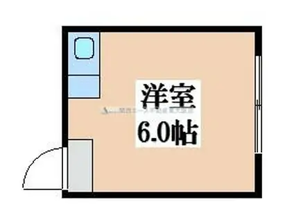 横山マンション(ワンルーム/3階)の間取り写真