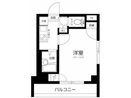 スカイコートヌーベル新宿落合(1K/9階)の間取り写真