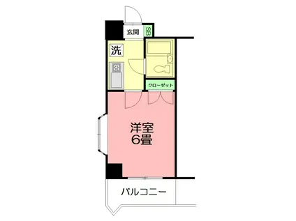 ダイアパレスST湯河原(1K/3階)の間取り写真