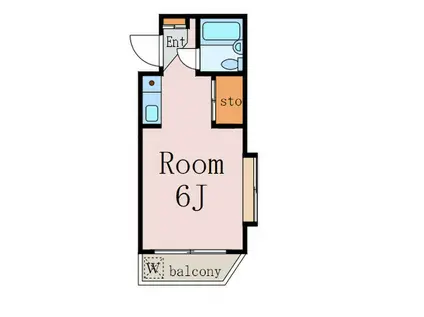 TERRACEKAKINUMA(ワンルーム/2階)の間取り写真