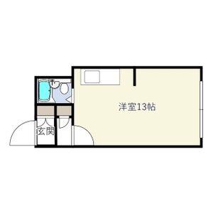 INOVE札幌北16条(ワンルーム/3階)の間取り写真