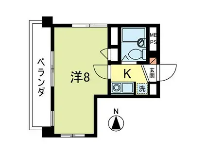 エクセル新高円寺(1K/5階)の間取り写真