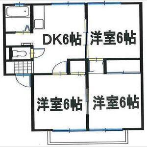 ウィンディア玉手(3DK/1階)の間取り写真