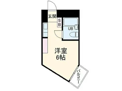 ライオンズマンション橋本第2(ワンルーム/3階)の間取り写真