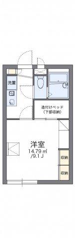 レオパレスCOMODOI(1K/2階)の間取り写真