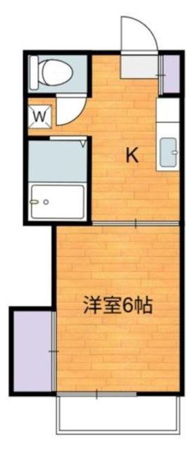 CASA. EPA(1K/1階)の間取り写真