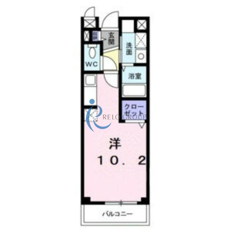 ロイヤルパーク(ワンルーム/1階)の間取り写真