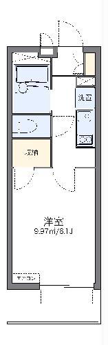 レオパレスプリマヴェーラ(1K/3階)の間取り写真