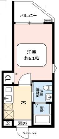 レガーロ金沢八景(1K/2階)の間取り写真