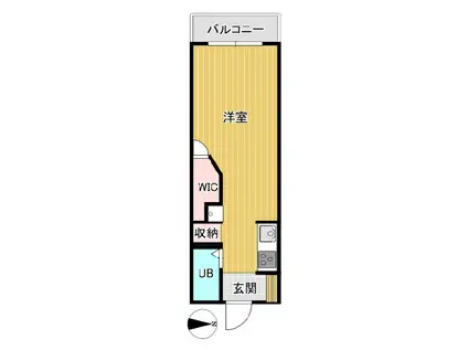 カーサ大森(ワンルーム/1階)の間取り写真