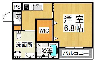 ARPEGGIO垂水(1K/1階)の間取り写真