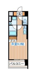 セレブアロース長町(ワンルーム/6階)の間取り写真