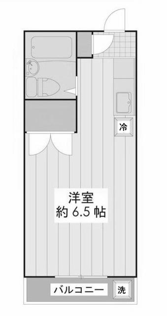 レジデンス今川(ワンルーム/2階)の間取り写真