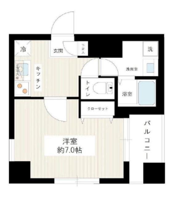 HY′S DILETTO(1K/2階)の間取り写真
