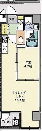 シュヴァルブラン白馬(1LDK/1階)の間取り写真