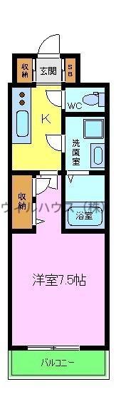S-RESIDENCE堺市駅前(1K/11階)の間取り写真