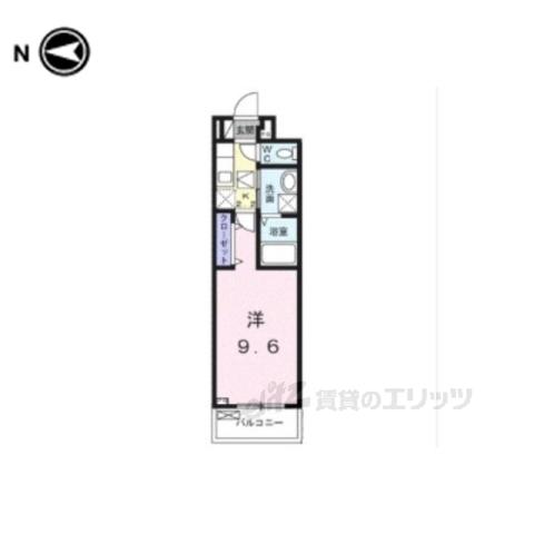 ファイン レジデンスM(1K/1階)の間取り写真