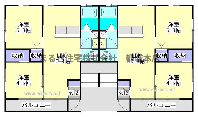 LIETO蓼池(2LDK/1階)の間取り写真