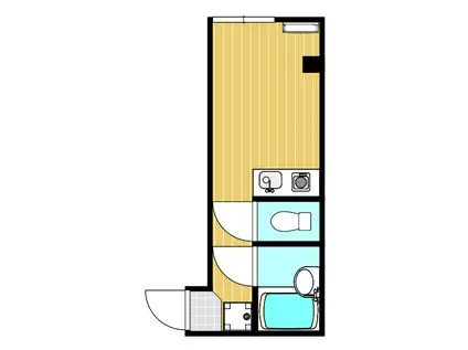 DO京橋(ワンルーム/7階)の間取り写真