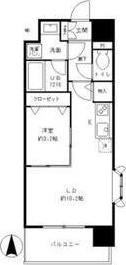 パークレジデンス江坂(1LDK/4階)の間取り写真