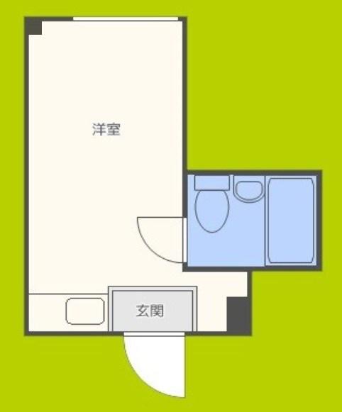 昭和グランドハイツ森之宮(ワンルーム/7階)の間取り写真