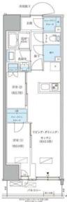 パークアクシス品川天王洲アイル(2LDK/5階)の間取り写真