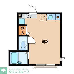 メゾンルーチェ(ワンルーム/1階)の間取り写真
