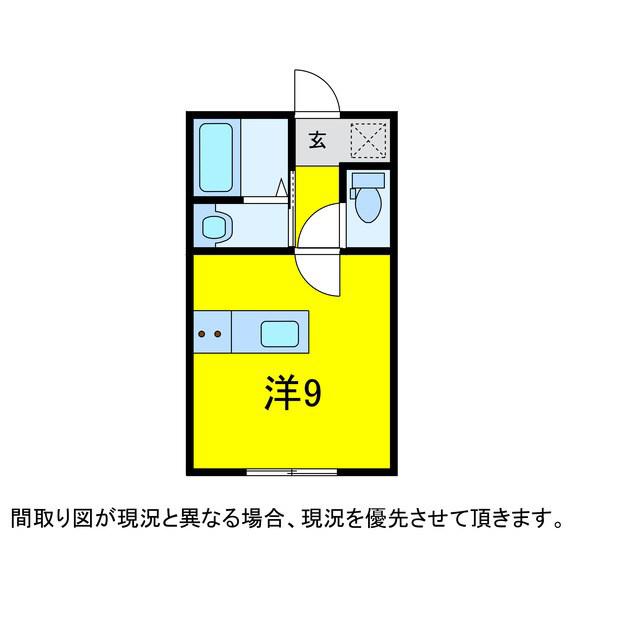 TIERRA(ワンルーム/1階)の間取り写真