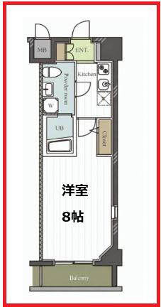 レグゼ日暮里ID(1K/3階)の間取り写真