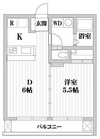 ATRIUM・T(1LDK/3階)の間取り写真