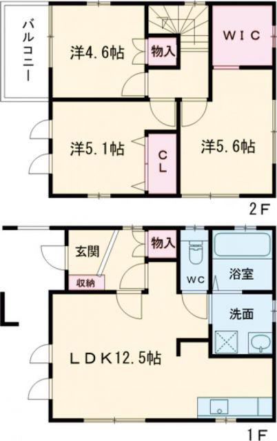 フジパレス戸建喜連三丁目(3LDK/1階)の間取り写真