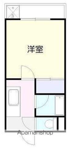 柳丸コーポ北棟(1K/4階)の間取り写真