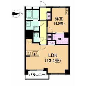 ソレイユ大曽根(1LDK/4階)の間取り写真