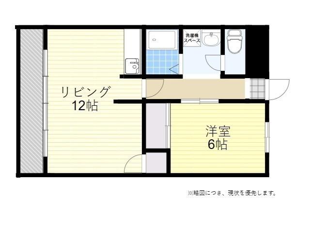 アーバンハイツさくら(1LDK/1階)の間取り写真
