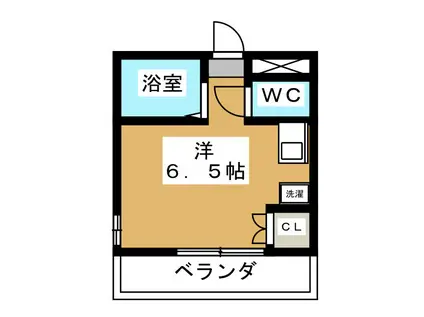 レジデンス秋元(ワンルーム/3階)の間取り写真