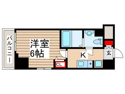 N-STAGE MISATO(1K/12階)の間取り写真