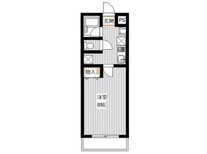 センチュリーコート(1K/1階)の間取り写真