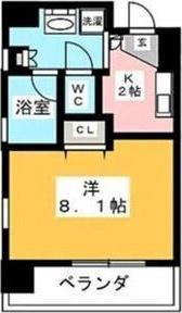 共同ハイツ西大須(1K/5階)の間取り写真