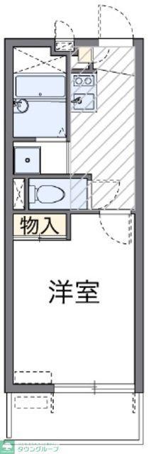 レオパレスラポールI(1K/1階)の間取り写真