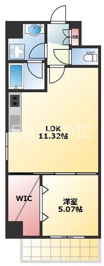 きーとすはうす(1LDK/3階)の間取り写真