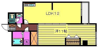 PERTH MANSION(1LDK/5階)の間取り写真