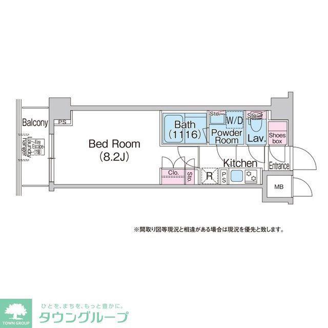 コンフォリア成増(1K/7階)の間取り写真