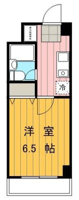 辻ハイツ(1K/3階)の間取り写真