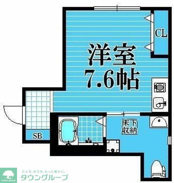 ルミナスハイツ(ワンルーム/1階)の間取り写真