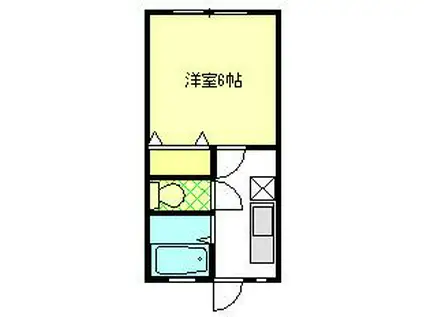 メゾン・スカーレット(1K/1階)の間取り写真