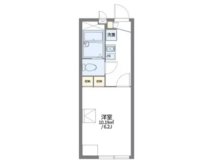 富士コーポ(1K/2階)の間取り写真