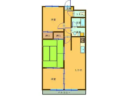 ARCADIAI(3LDK/3階)の間取り写真