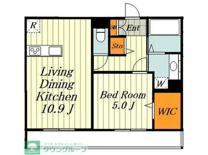 アビタシオン駒込(1LDK/3階)の間取り写真