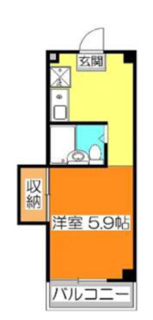 プライムガーデンTAKIYAMA(1K/3階)の間取り写真