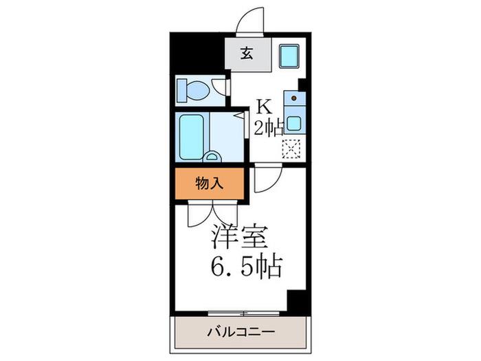 セブンハイム(1K/5階)の間取り写真